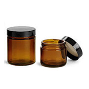 picture (image) of amber-jar-with-bakelite-cap.jpg